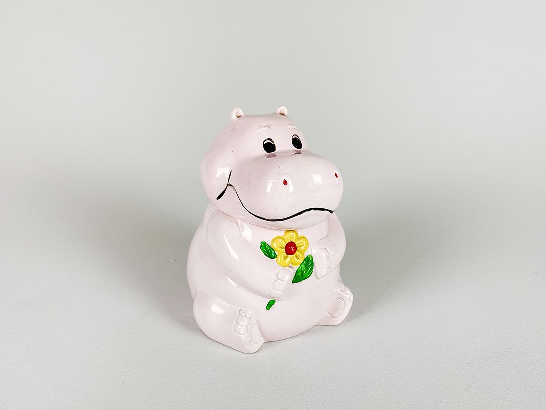 Foto Baby Pink Porcelain Hippo