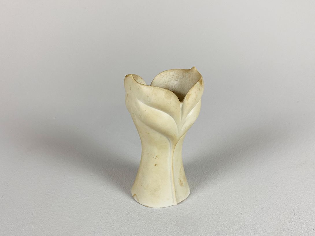 Foto White Flower Candle Holder Rosenthal, Germany