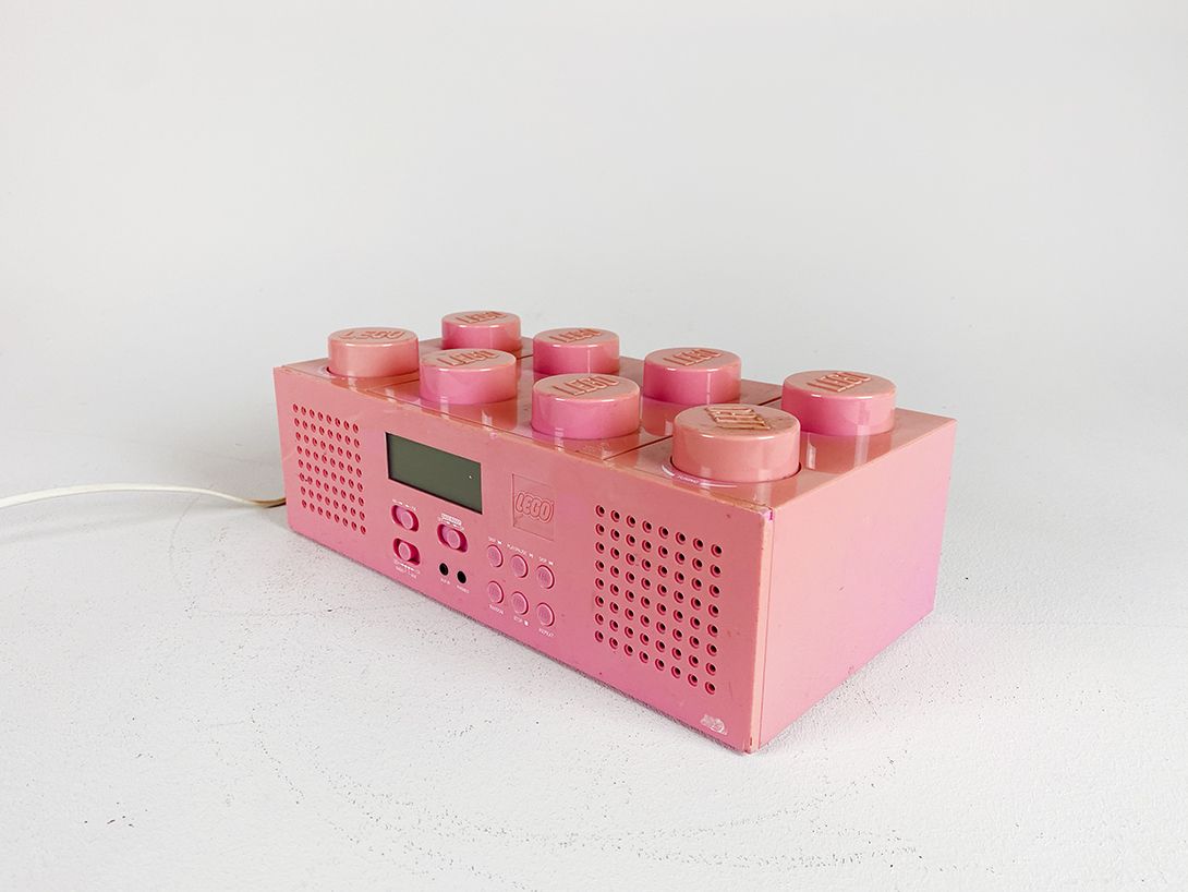 Foto Pink Lego Portable Boombox Radio