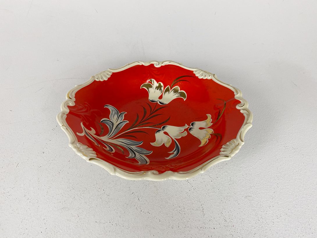 Foto Red Flower Plate