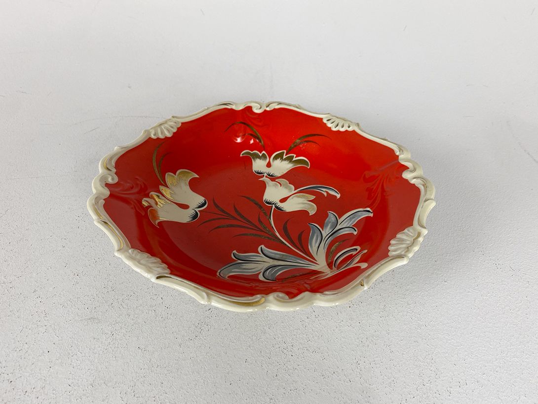Foto Red Flower Plate