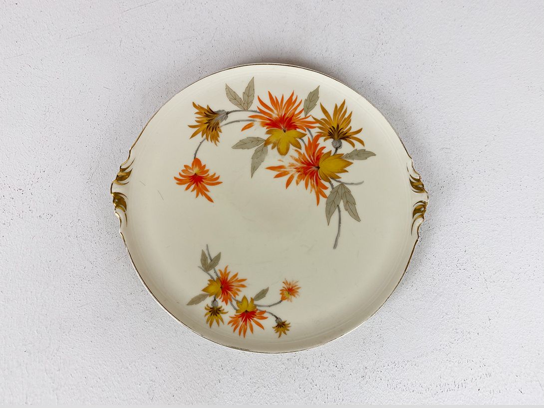 Foto Porcelain Flower Plate ø33