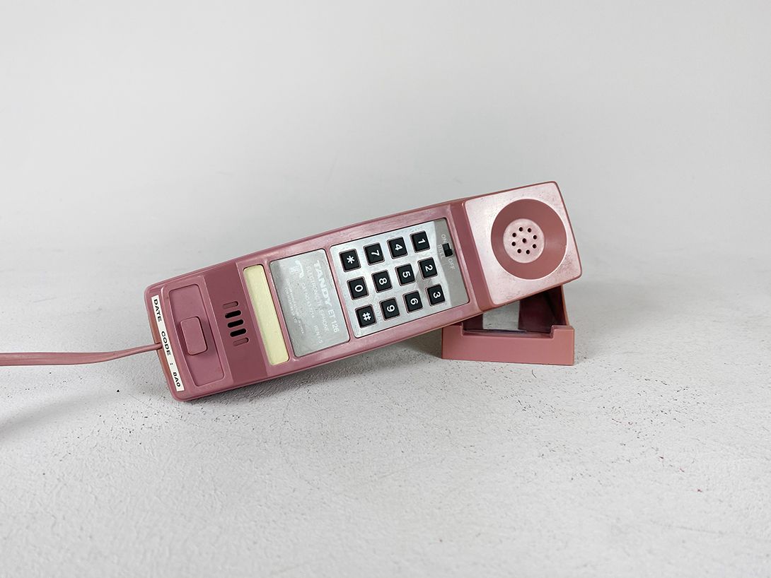 Foto Pink Tandy Electronic Telephone