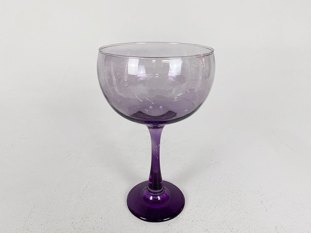 Foto Large Purple Glass Bowl h26x15