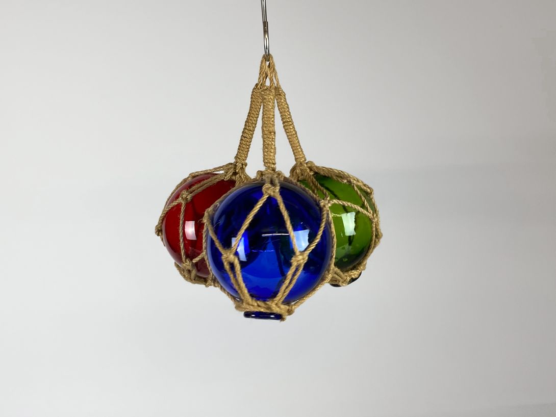 Foto Set of 3 Glass Buoys ø5-12