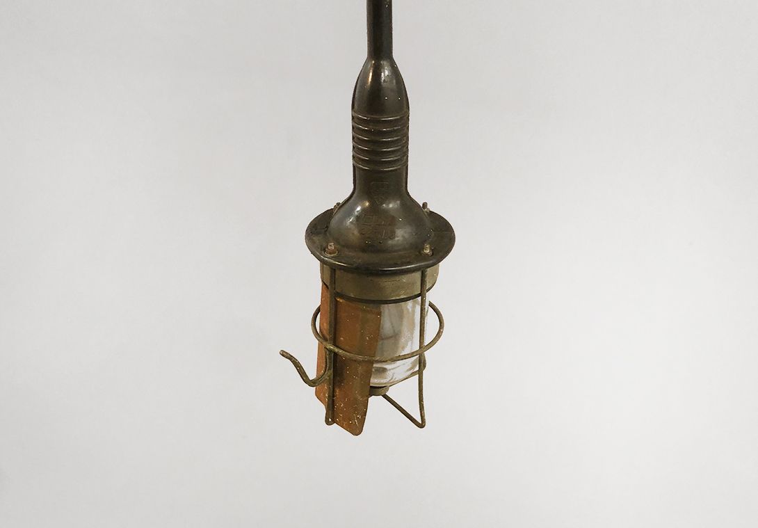 Foto Hanging Lamp Industrial Grubenlampe 1960s h31