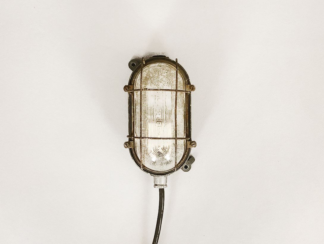 Foto Bunkerlampe Wall Lamp Industrial Turtle LAMP h25