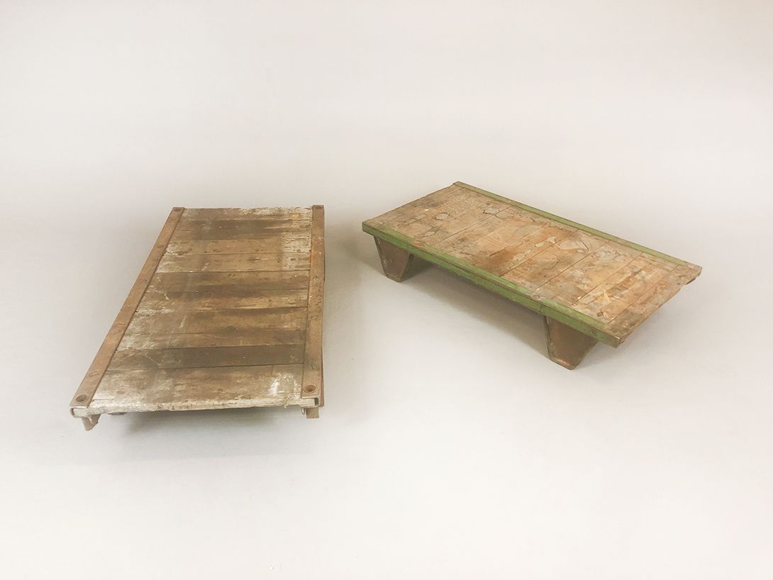 Foto Industrial Pallets Wood and Metal h21x120x61