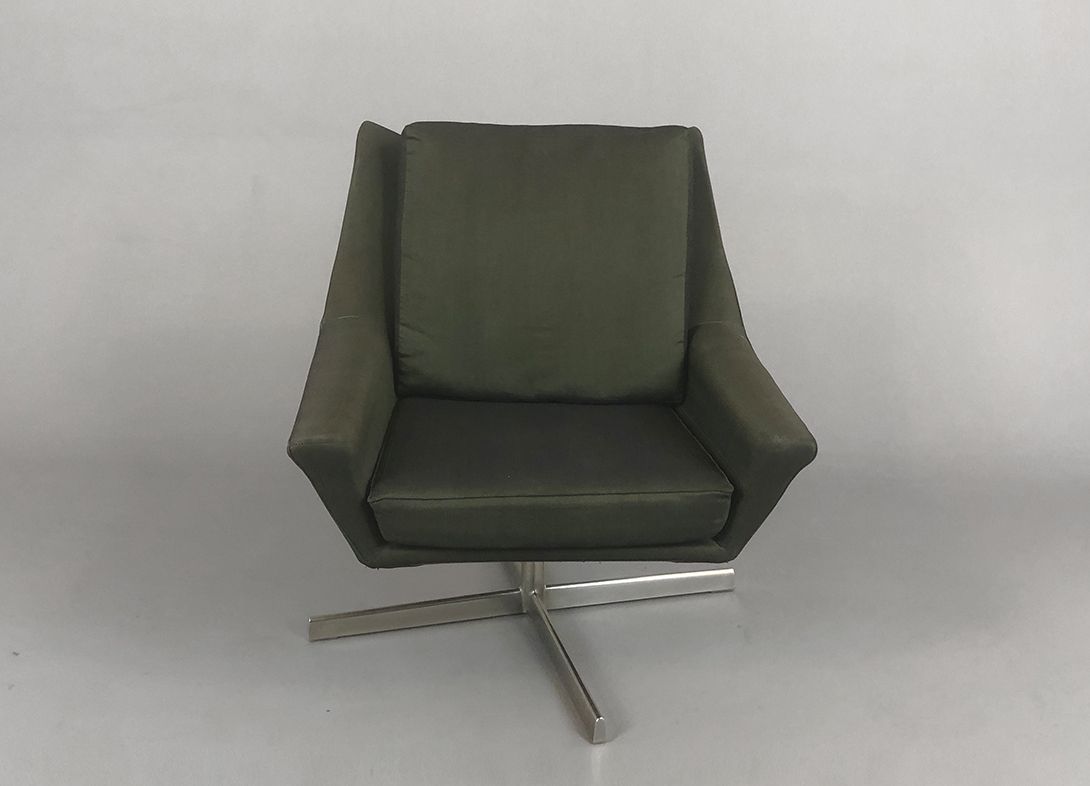 Foto Wilhelm Knoll by Bert Lieber Swivel Lounge Chair 1961