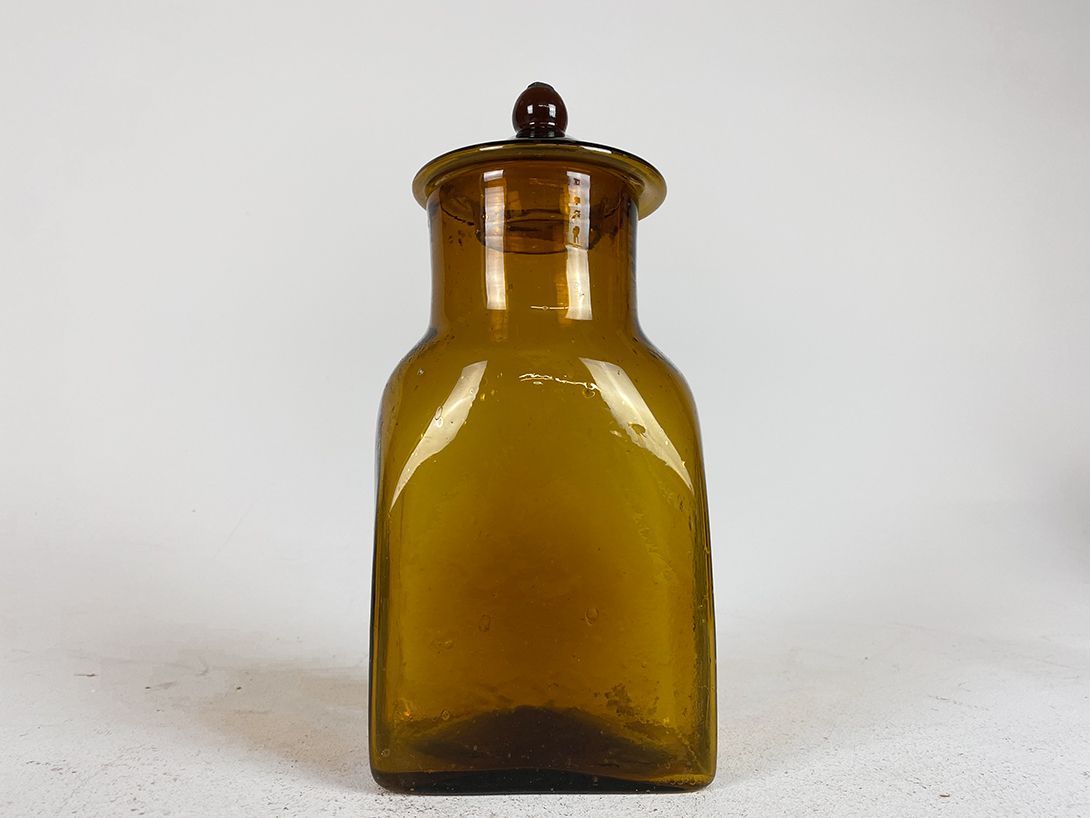 Foto Brown Tinted Glass Vessel h30x13x10