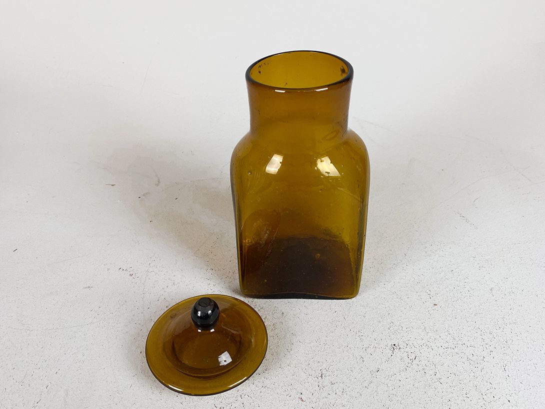 Foto Brown Tinted Glass Vessel h30x13x10