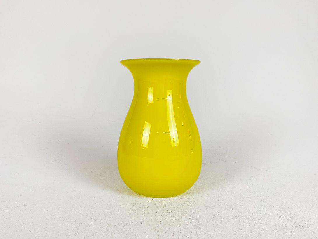 Foto Yellow Glass Vase h18