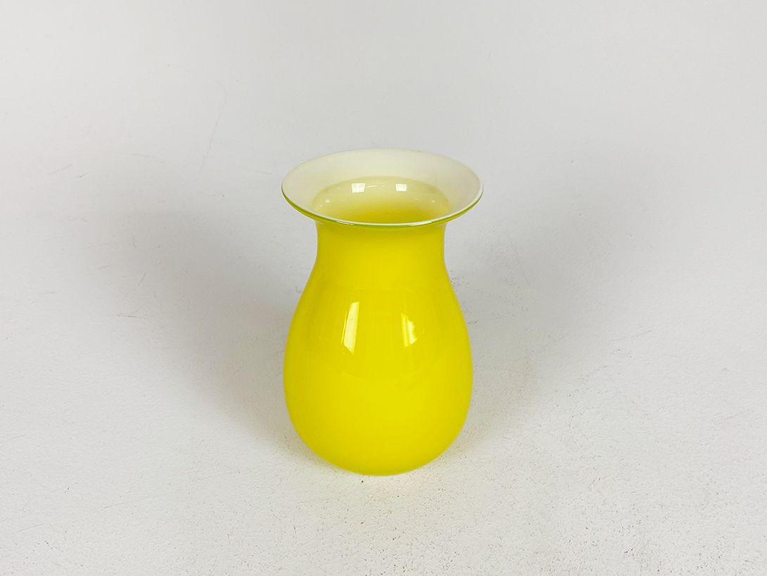 Foto Yellow Glass Vase h18