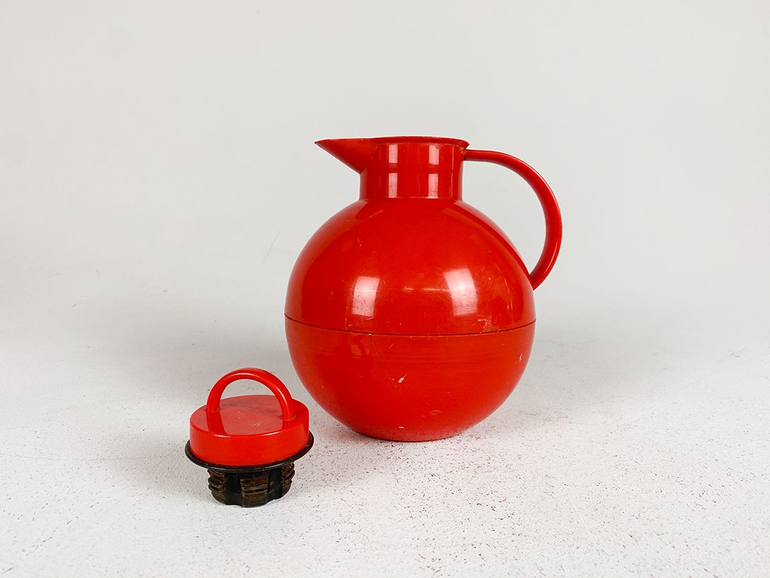 Foto Red Thermos Coffee Can h20x17