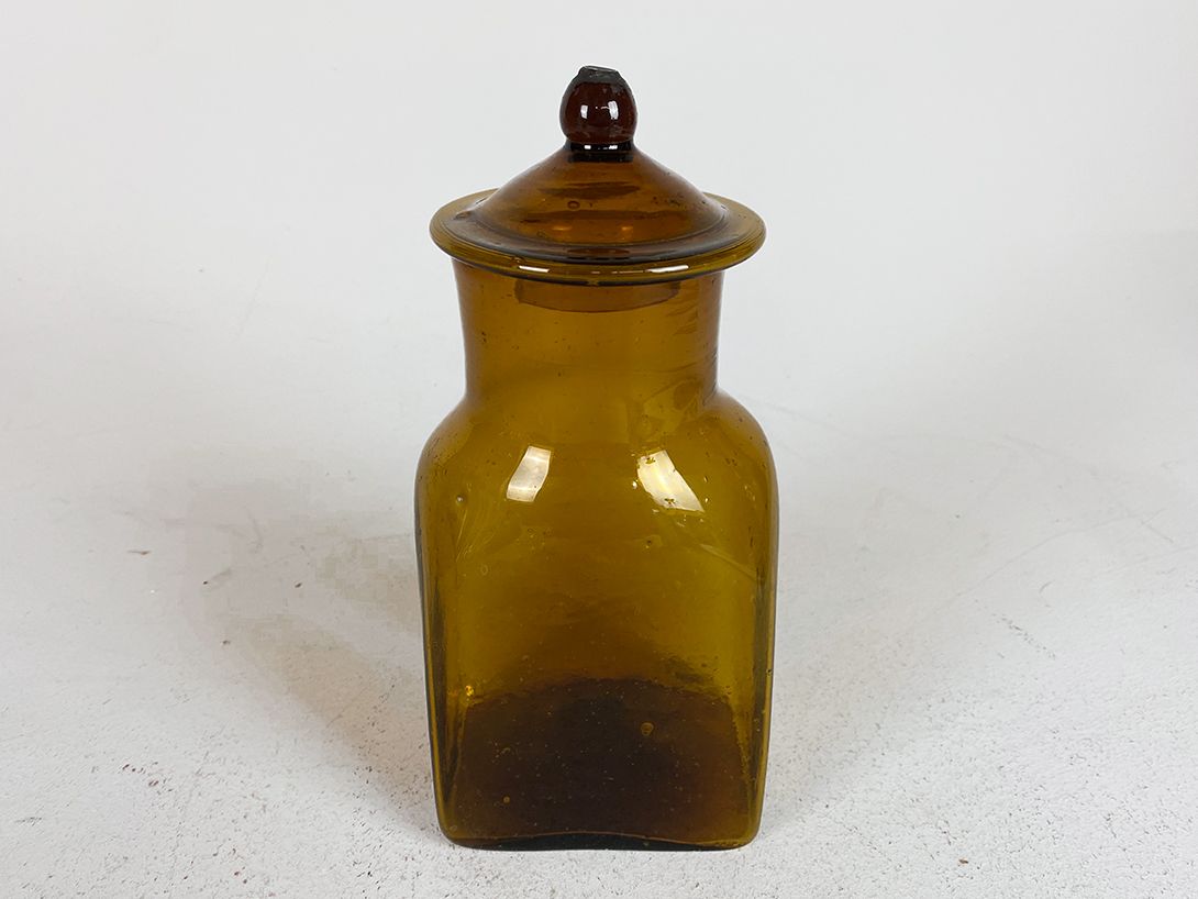 Foto Brown Tinted Glass Vessel h30x13x10