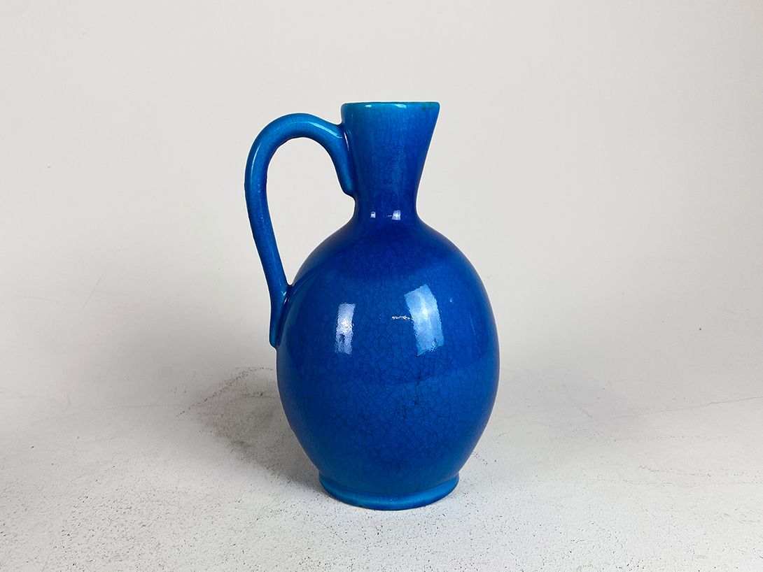 Foto Blue Ceramic Jug Vase h33 C5