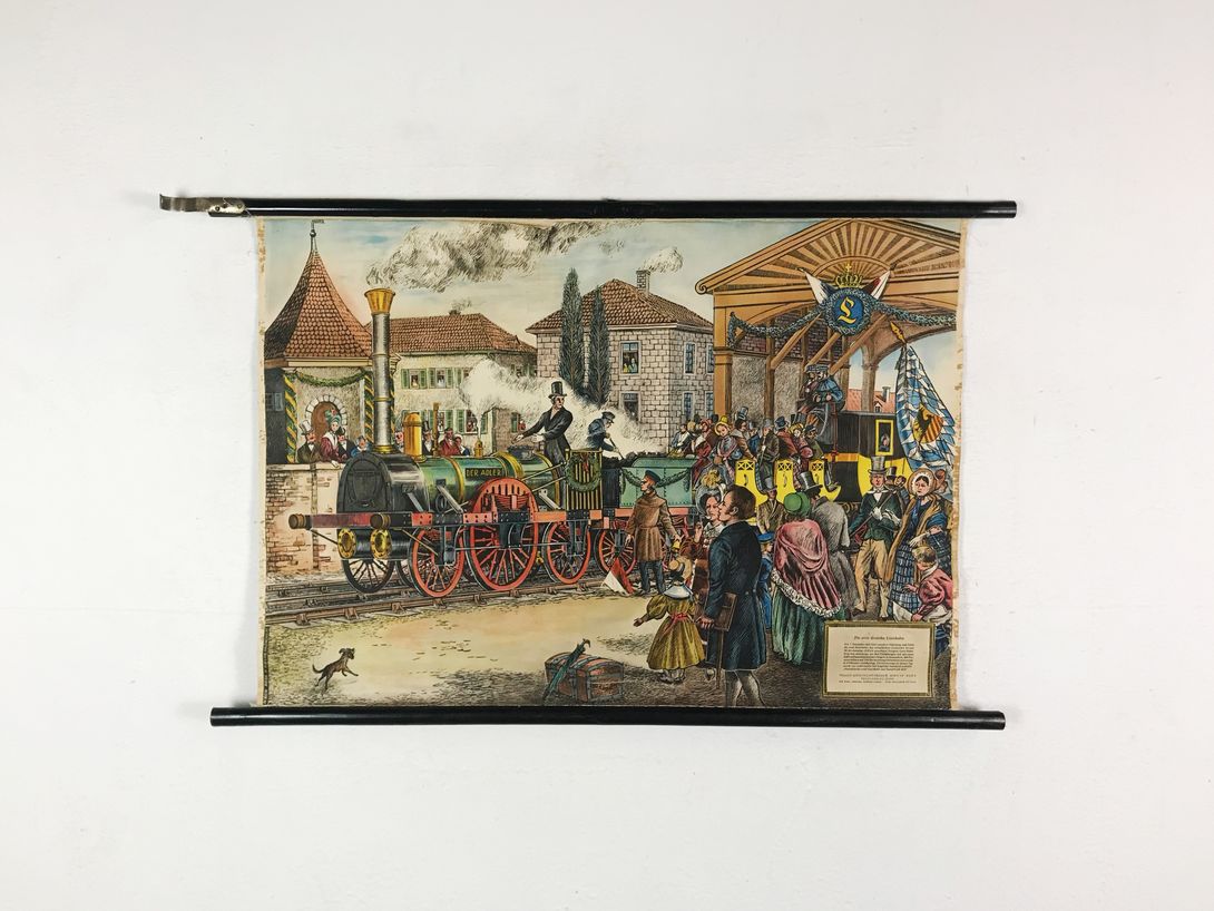 Foto First German Railway, 1835, h59x92 10022