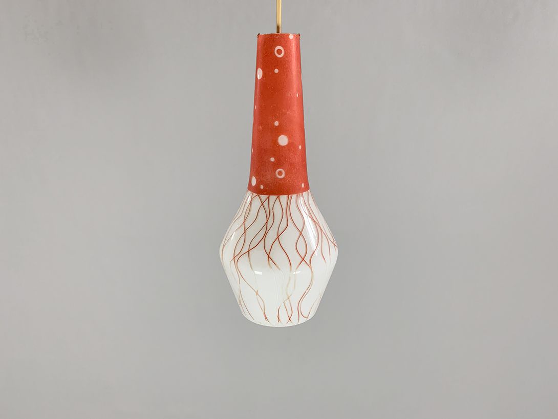 Foto Frosted Glass Drop Light h40