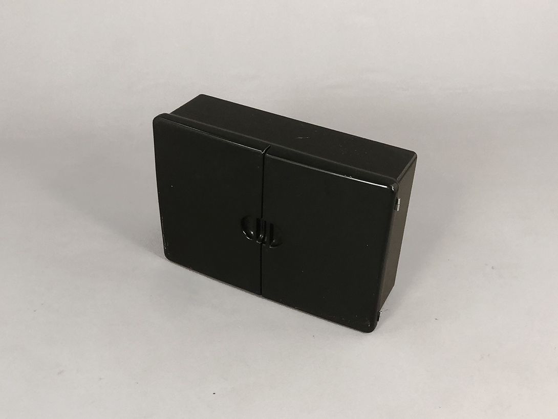 Foto Space Age Hanging Bath Cabinet Glossy Black h36