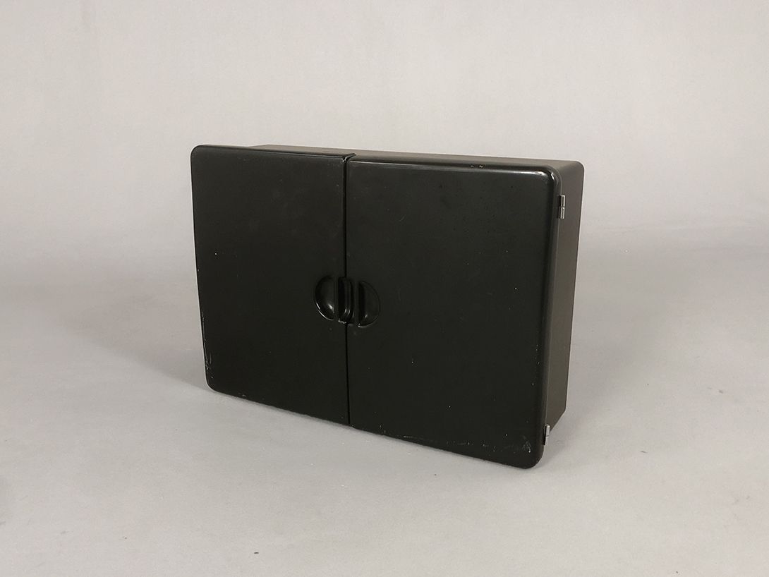 Foto Space Age Hanging Bath Cabinet Glossy Black h36