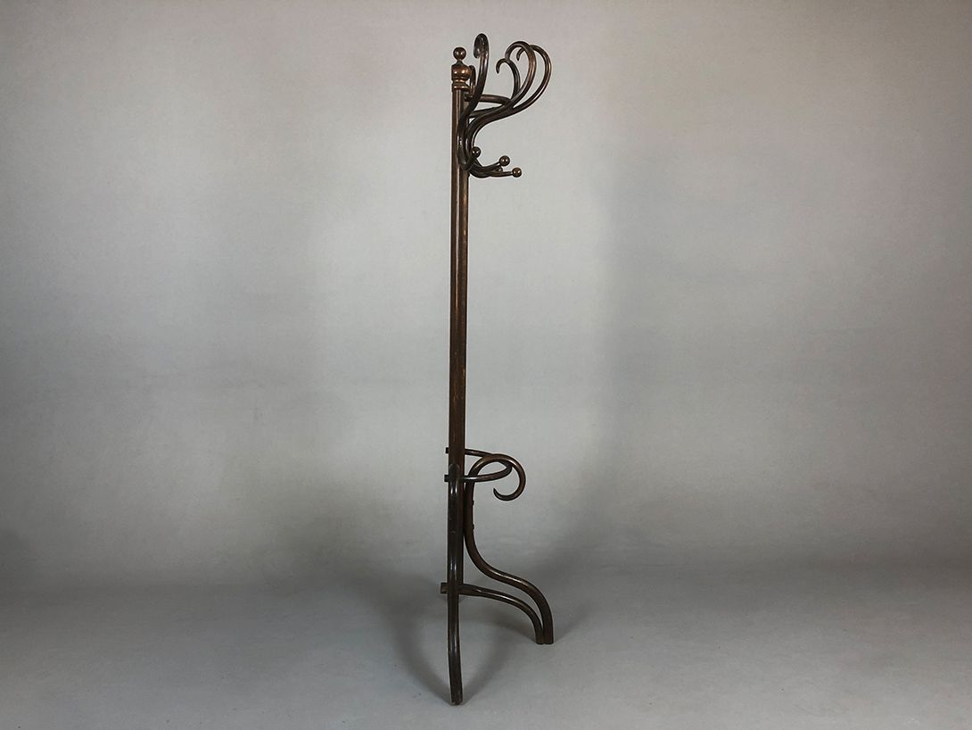 Foto Wall Coat Rack Thonet Vienna Art Nouveau Wardrobe 1920s h197