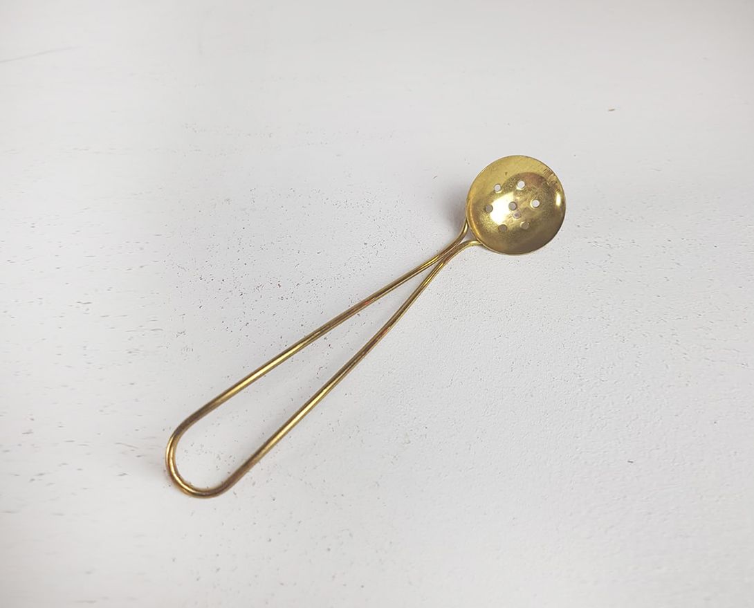 Foto Golden Ice Cube Spoon