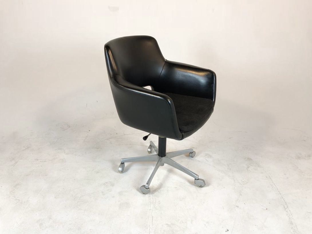 Foto Black Office Chair Eugen Schmidt Era 1962