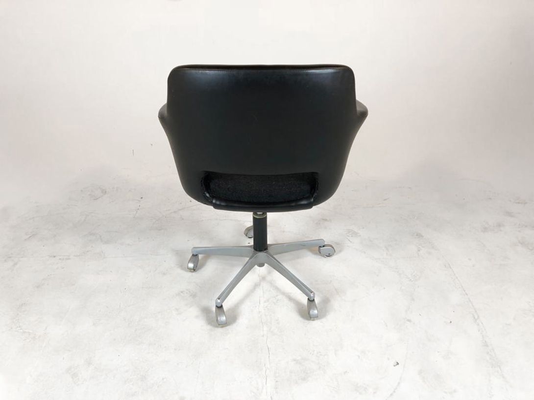 Foto Black Office Chair Eugen Schmidt Era 1962