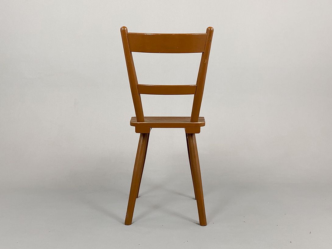 Foto Wooden Rustic Farmer Chair Stuttgart 1912