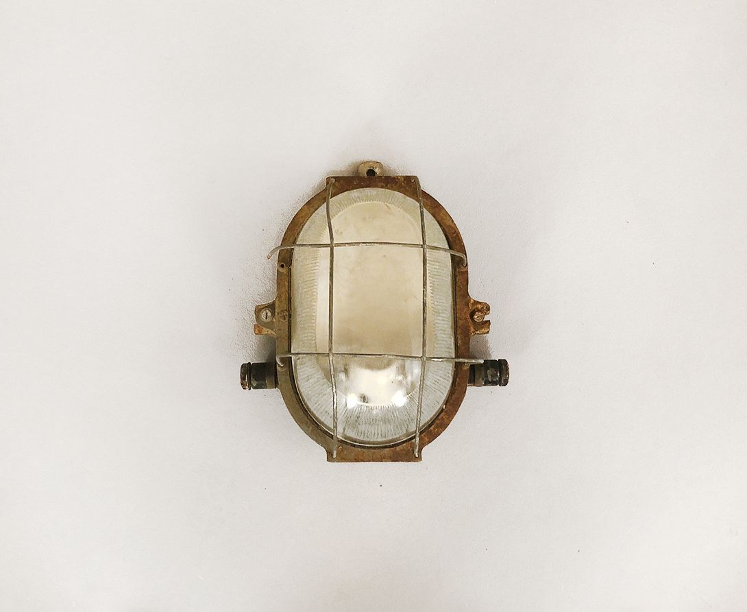 Foto Industrial Wall Bunker Lamp h27