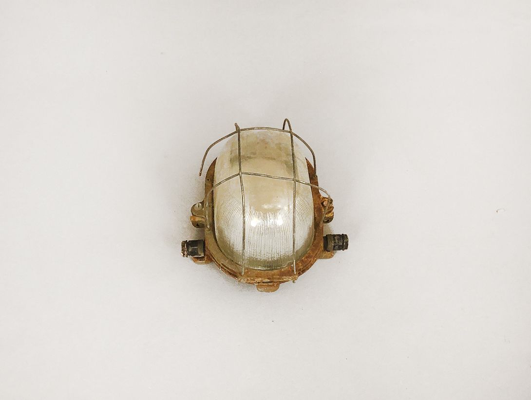 Foto Industrial Wall Bunker Lamp h27