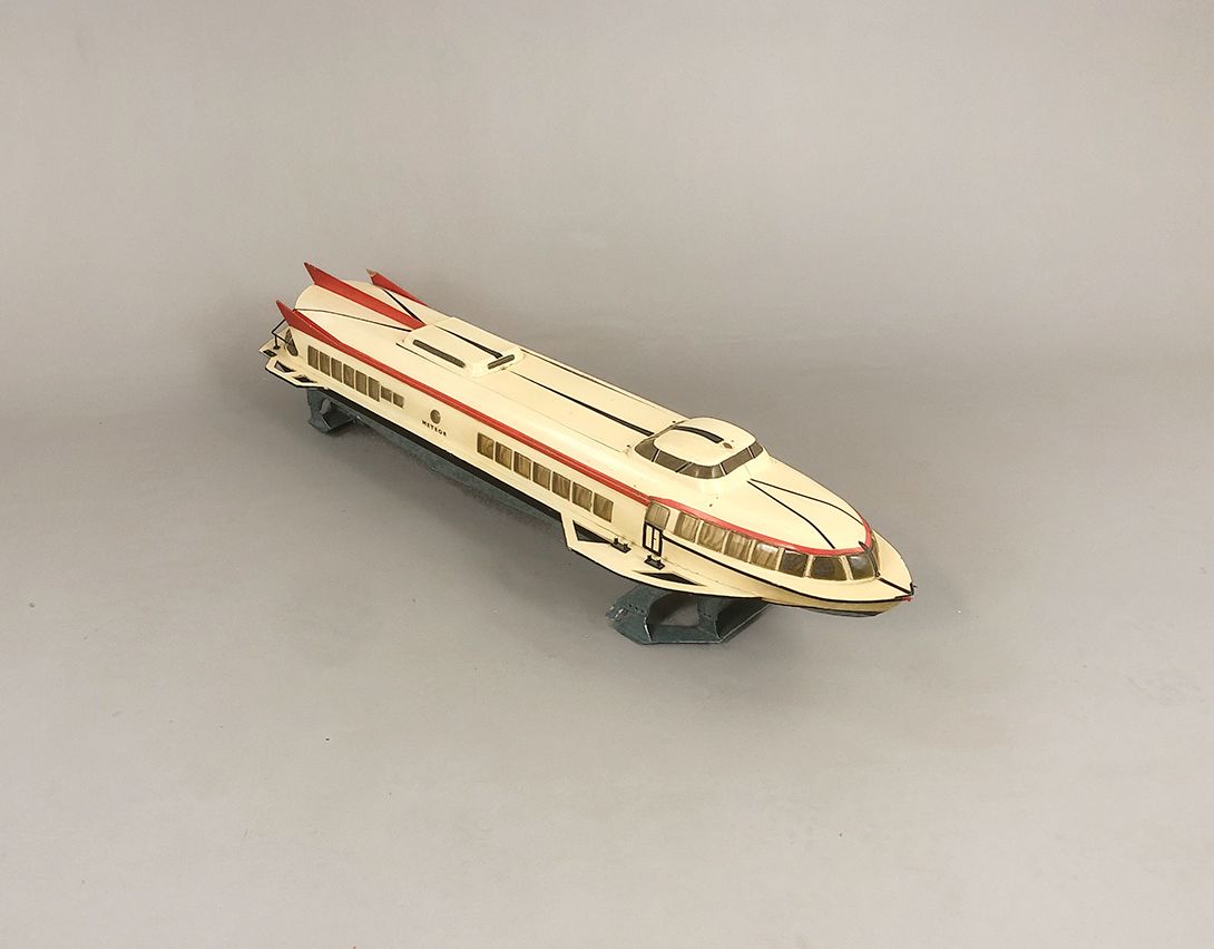 Foto Model Ship of Hydrofoil Boat Kometa GDR 1972 L140