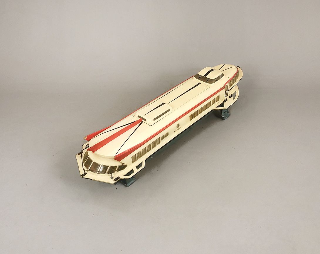 Foto Model Ship of Hydrofoil Boat Kometa GDR 1972 L140