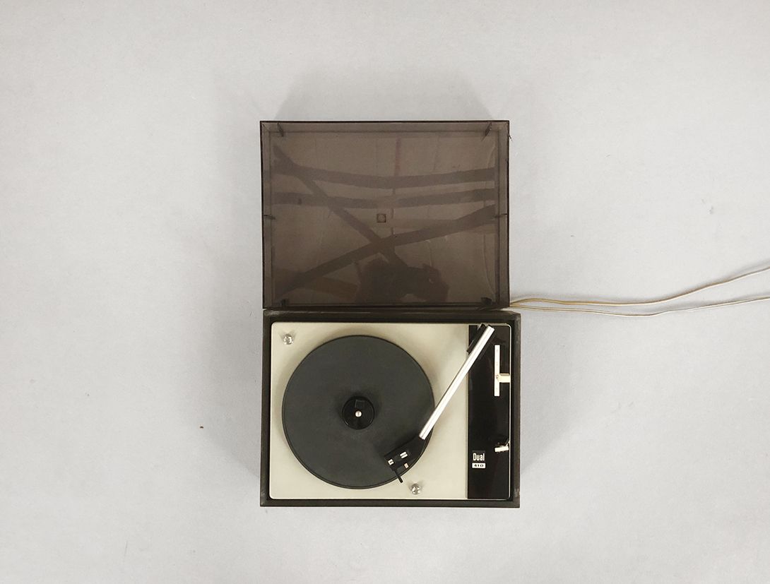 Foto Dual Wooden Record Player Germany 1970