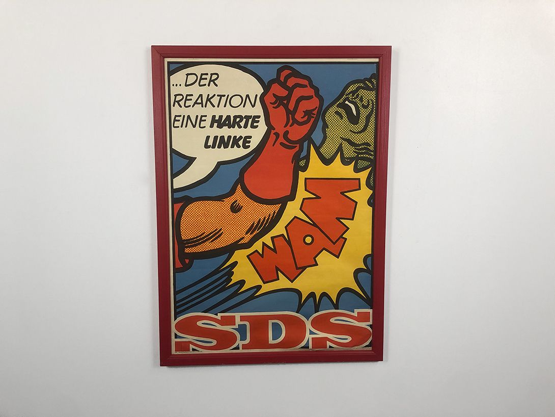 Foto Party Poster Hard Left Wing SDS 38B8