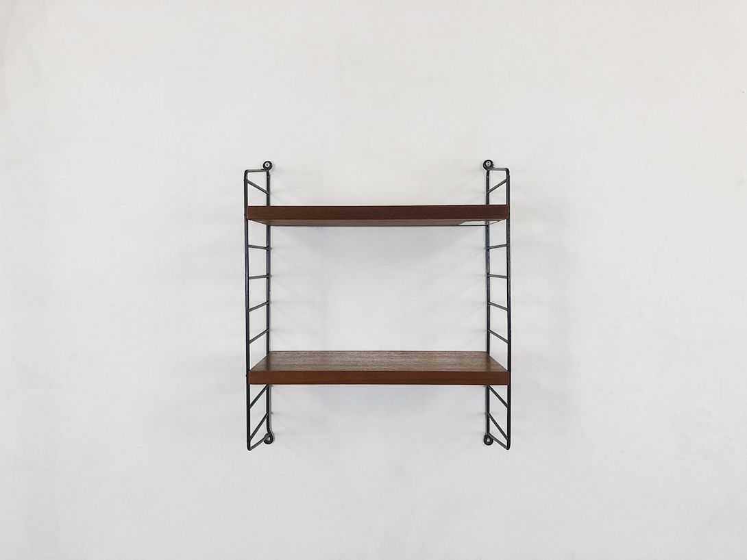Foto String Wall Shelf Teak Oldenburg 1957 h50