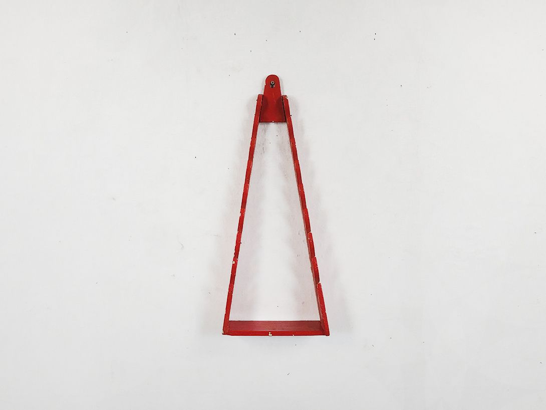 Foto Plate Holder for 8 Plates Red Meiningen 1987 h60