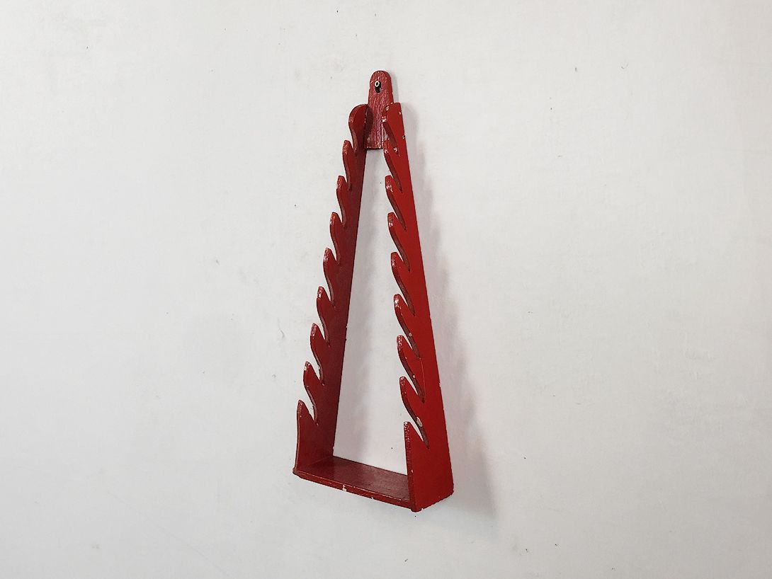 Foto Plate Holder for 8 Plates Red Meiningen 1987 h60