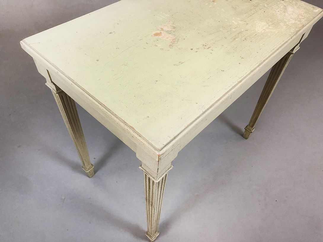 Foto Wooden Side Table Prussian Classicism, Potsdam 1910 h56