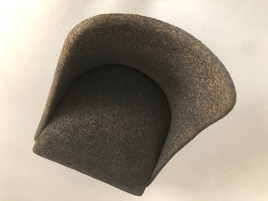 Foto Black Fabric Easy Chair Dresden 1955
