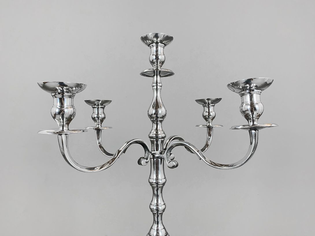 Foto Chrome Candle Holder