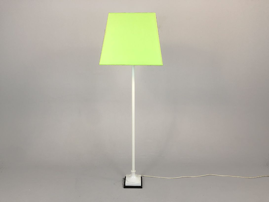 Foto Classical KPM Berlin Porcelain Brass Floor Lamp by Karl Friedrich Schinkel h175 E1+