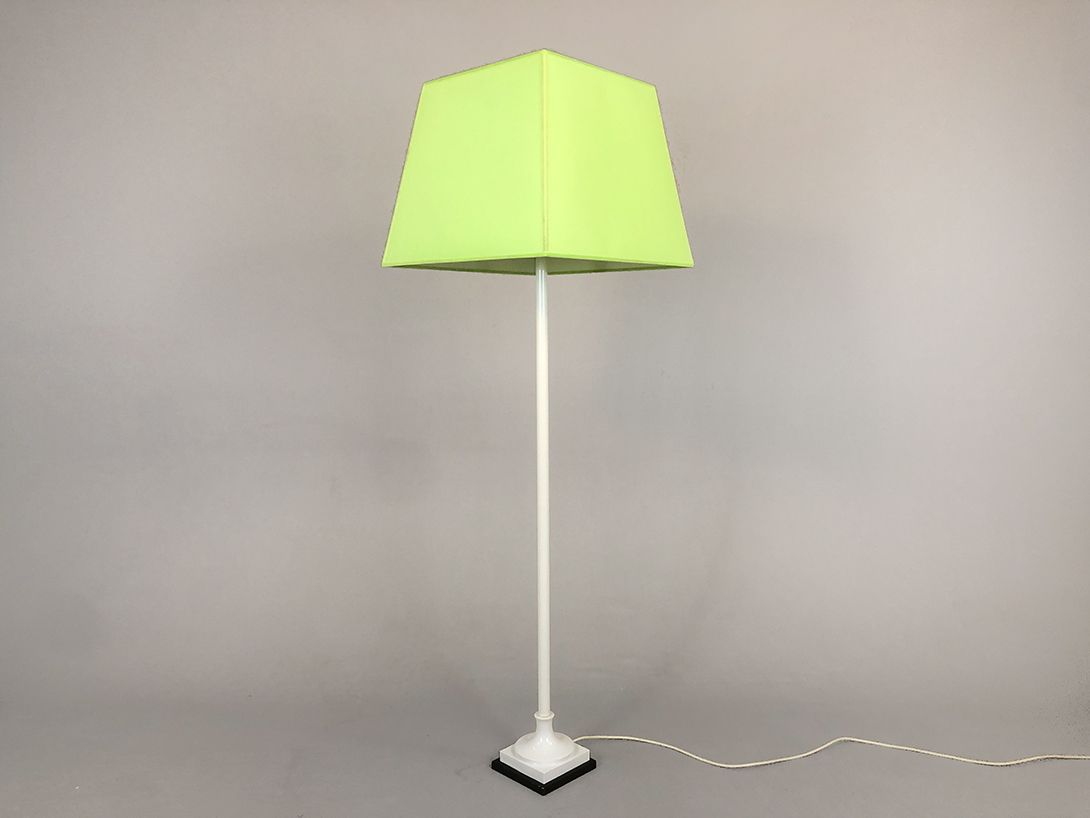 Foto Classical KPM Berlin Porcelain Brass Floor Lamp by Karl Friedrich Schinkel h175 E1+