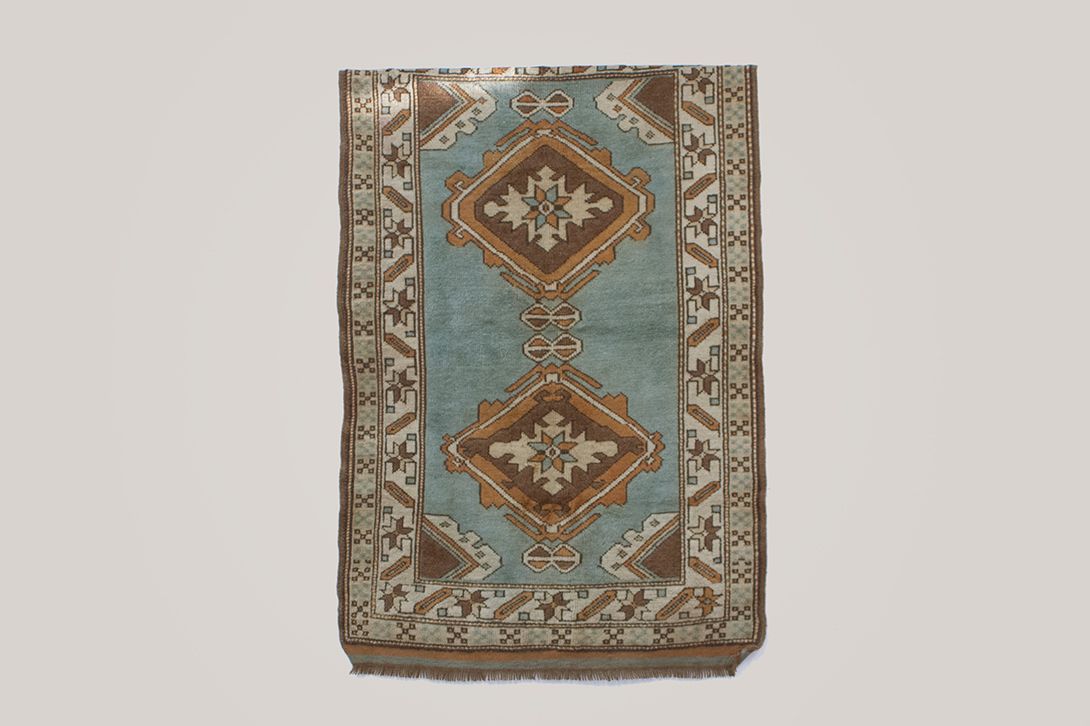 Foto Small Blue and Brown Persian Runner 165x110cm 0099
