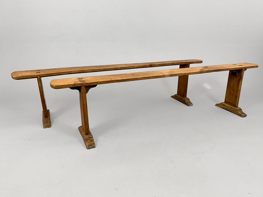Foto Wooden Bench Antique Industrial Cottage Bank Antique 1890 L200