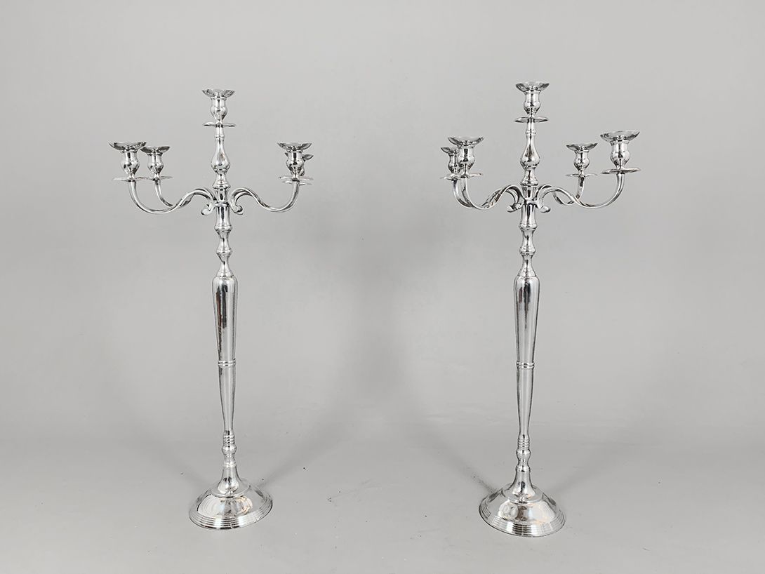 Foto Chrome Candle Holder