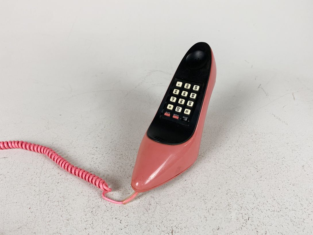 Foto Pink Stiletto Pop Art Telephone //