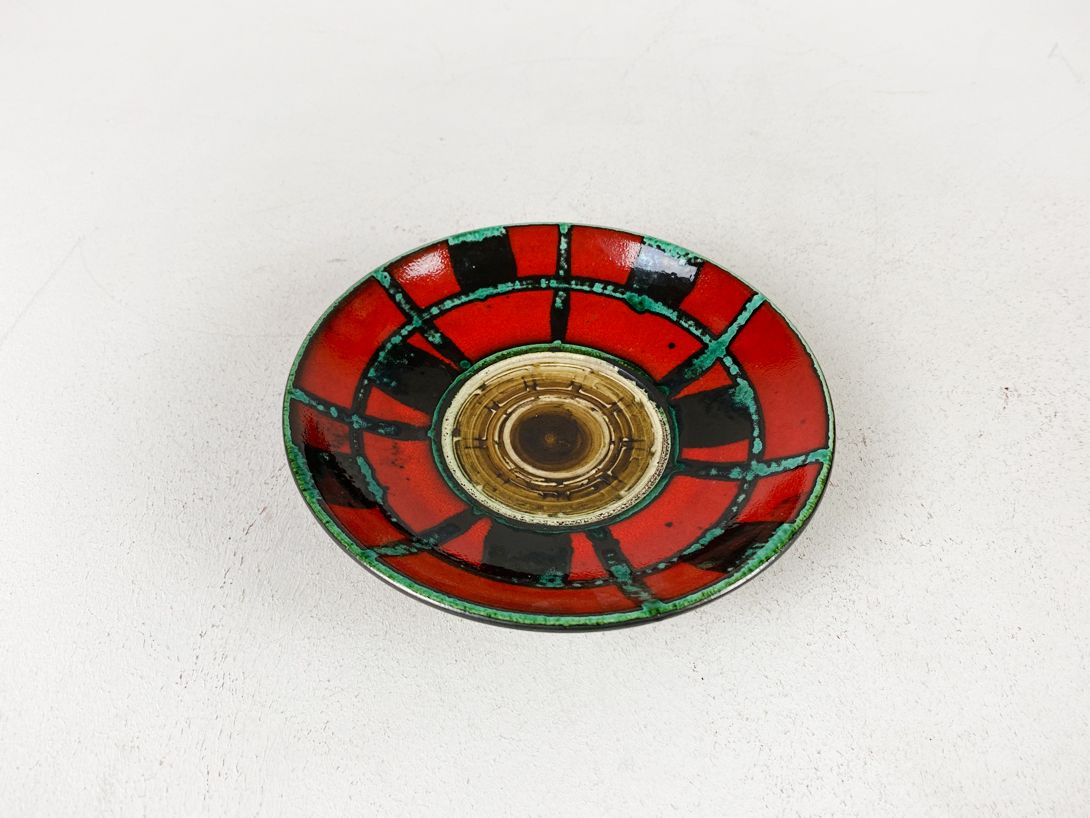 Foto Patterned Ceramic Plate Osnabrück 1968