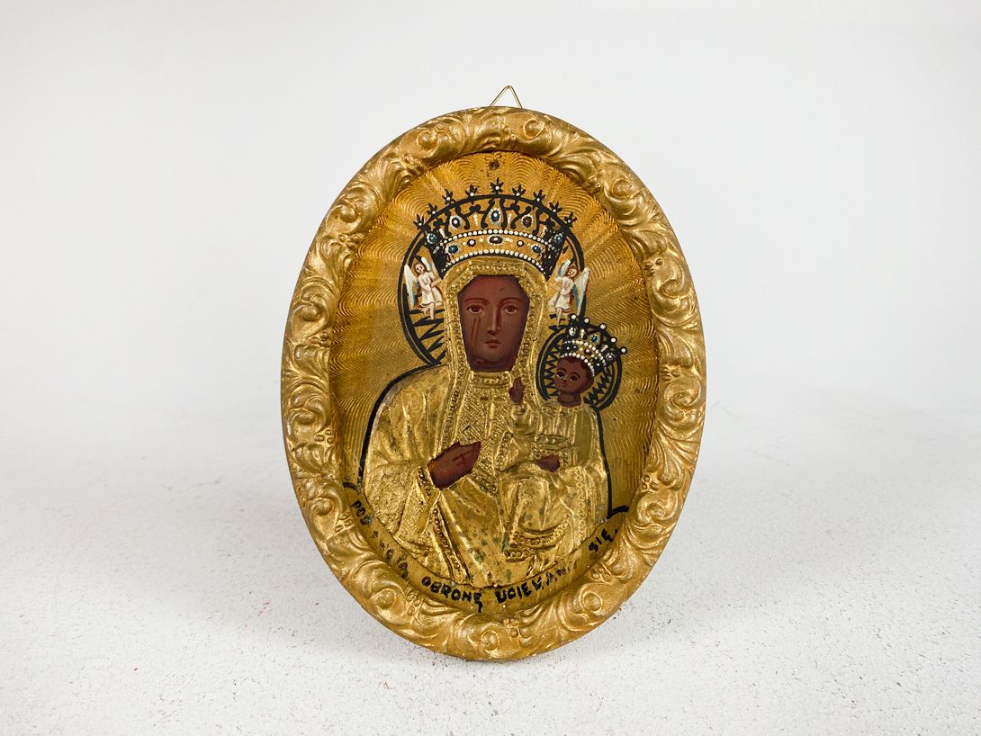 Foto Madonna Baroque Icon Golden Picture, Poland h20x16 11A11