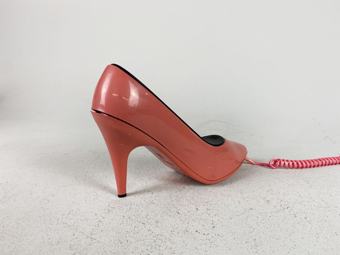 Foto Pink Stiletto Pop Art Telephone //